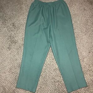 Vintage BonWorth Green High-Waisted Tapered Pants